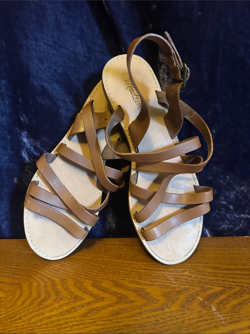 Madewell Brown Multi-Strap Leather Sandals